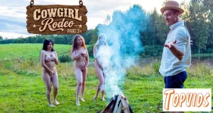 Crazy Alisha, Sugar Ann & Lesly Nilson - Cowgirl Rodeo 3/4
