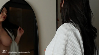 Hotel Girl Eva Soda Gives Blowjob And Takes Creampie After Shower | PimpBunny