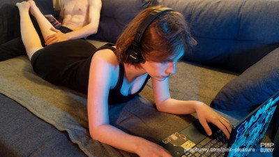 Playing Minecraft Ends In Rough Sex