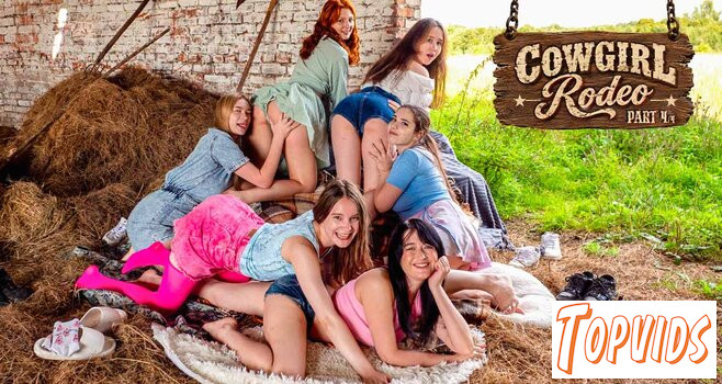 Cowgirl Rodeo 4/4 - Crazy Alisha, Sugar Ann, Kate Fox, Eva Foreva, Lesly Nilson & Molly Kit