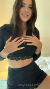 Juliaby Alluringly Strips And Teases With Her Figure