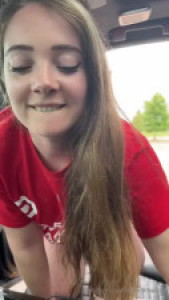 RedheadWinter Fucks A Customer In The Car
