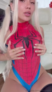 Observinglalaxo Uses A Dildo In A Spiderman Costume