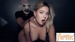Nikoletta Queen - Halloween Night: The Monster Goes Inside Her Pussy