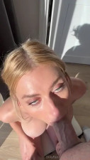 Wildhalli's Sloppy Blowjob Ends With A Facial