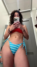 Chloe Sasha Does A Naughty Livestream In A Fitting Room
