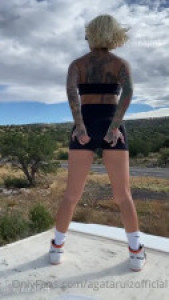 Agata Ruiz Masturbates On The Rooftop