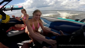 BigBootyBaileyVIP & Coco Star's Hot Foursome On A Boat