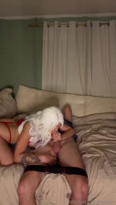 Bearuby Gets Her Pussy Pounded And Filled With Cum