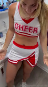 Cheerleader Princess Jess Gets Banged In The Bathroom