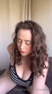 Imrosebeck Moves Up And Down On Her Dildo