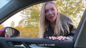 Lis Evans Sucks A Stranger's Cock After Getting Lost