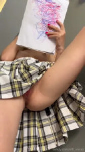 After-Study Solo Dildo Fun With Yesonee