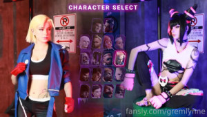 Gorgeous Gremlynne Enjoys Solo Pleasure In Her Cammy Cosplay