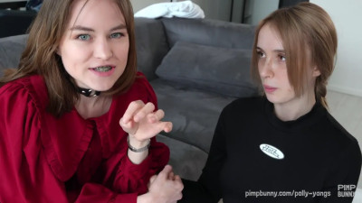 My Deepest Throat Is Overflowing With Cum And Saliva — Young Polly Young Gags From A Hard Blowjob
