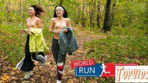 Violet Clarke & Rihanna Black - World run day