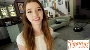Myra Moans - 21 Year Old Ultra Petite Myra Moans Stuffs Her Mouth And Pussy With Big Fat Dick