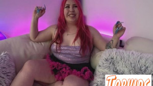 Pastel Bat - Casting Couch With My Friend Bbw Model Pastel Bat Masturbating And Nipple Suction