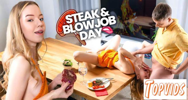 Mirka Grace - Steak & Blowjob day