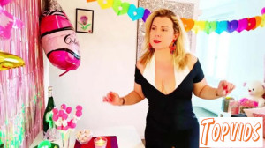 Cindy Lopes - Cindy Lopes celebrates her birthday    in her own way!