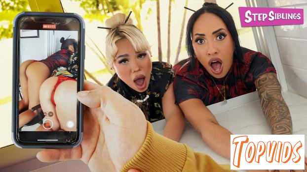 Luna Luxe & Kona Jade - Caught, Stuck, and Fucked