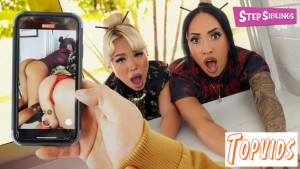 Luna Luxe & Kona Jade - Caught, Stuck, and Fucked