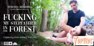 Teressa Bizarre - Teressa Bizarre is a 24 year old stepdaughter who gets fucked by her stepdad in the woods