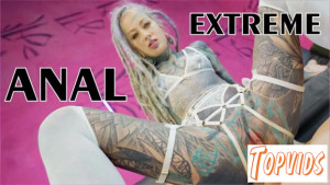 Filmz Originals - Anuskatzz - Extreme TATTOO DAP Action - Two Big Dicks in One ASS