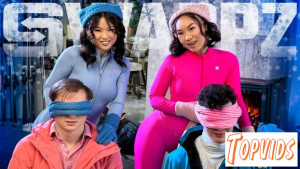 Lulu Chu & Kimmy Kimm - Our Pussy Withdrawal Ends With a Snowed - In Swap!