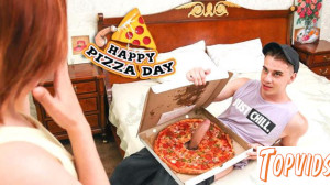 Violet Clarke - Pepperoni pizza day