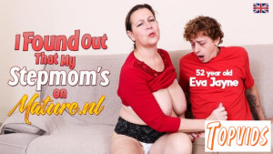 Eva Jayne - 52 year old MILF is a huge star on mature nl and her stepson just found out and wants to know more