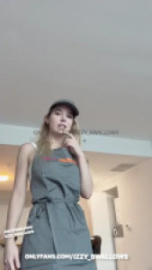 Dunkin Employe Izzy Swallows Blows A BBC
