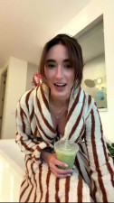 Natalie Roush Strips And Shows Her Asshole