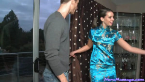 Sarah Charles Gives An Erotic Massage And A BJ