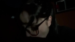Pierced Goth Girl Spitreligion Gives A Blowjob Outdoors