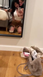 Spo0pyKitten Gets Banged In Front Of A Mirror