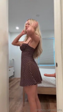 ZoeDalby Fucks A Door Mounted Dildo