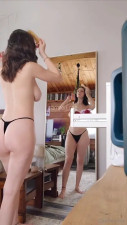 Carmen Rae Teases In A See Through Lingerie