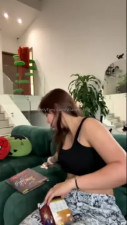 Vita Celestine Strips And Teases Her Body