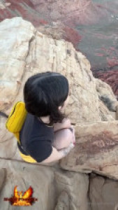 Remi Raw Takes A BBC On A Mountain Top