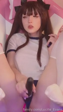 Lucille_Evans Pleasures With Two Vibrators