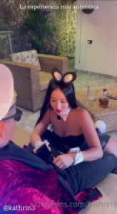 Kathrin3's Playboy Bunny Roleplay Sex