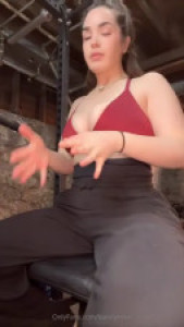 Barely Mari Masturbates After Workout