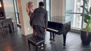 BBC Rails Serenity Cox After Playing A Piano