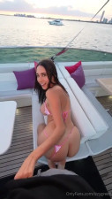 Izzy Green Gets Plowed In A Boat