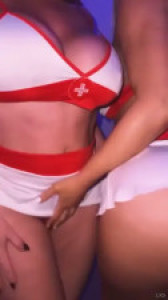 Sophie Dee And Laci Kay Play with A Dildo Using Their Tits