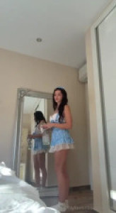 Maid Emily Black Plays With Her Dildo