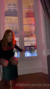 Jia Lissa Teasing And Posing Near The Window