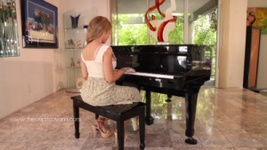 Capri Cavanni Blows Cock After Playing Piano