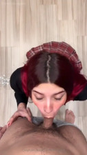 FiammiSxagain Drinks Her Man's Juices